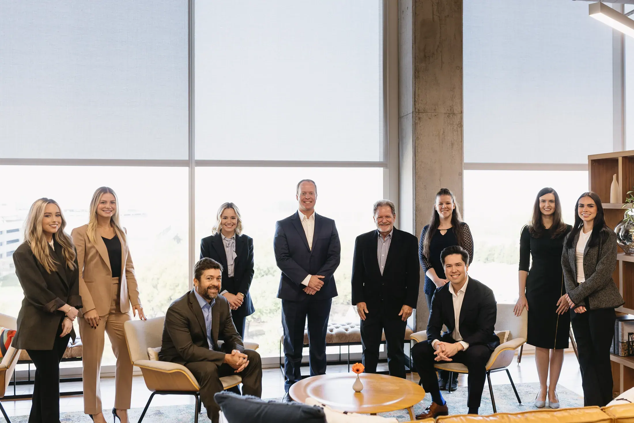 The Peters Kussmaul Crosier team in the firm's office
